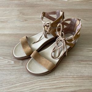 Basto Suede Sandals, Size 235mm (US 6.5)